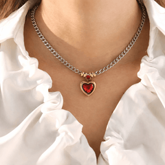 Collar Latido - acero inoxidable