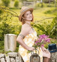 Sombrero Renata Aventura – Sombrero Cowgirl de fibra natural con Detalles Bohemios Ajustable | A la Braschi