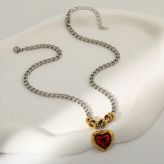 Collar Latido - acero inoxidable