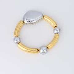 Pulsera Dúo Escultórica | Staks style