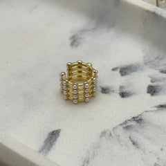 Earcuff con perlas (Variedad)