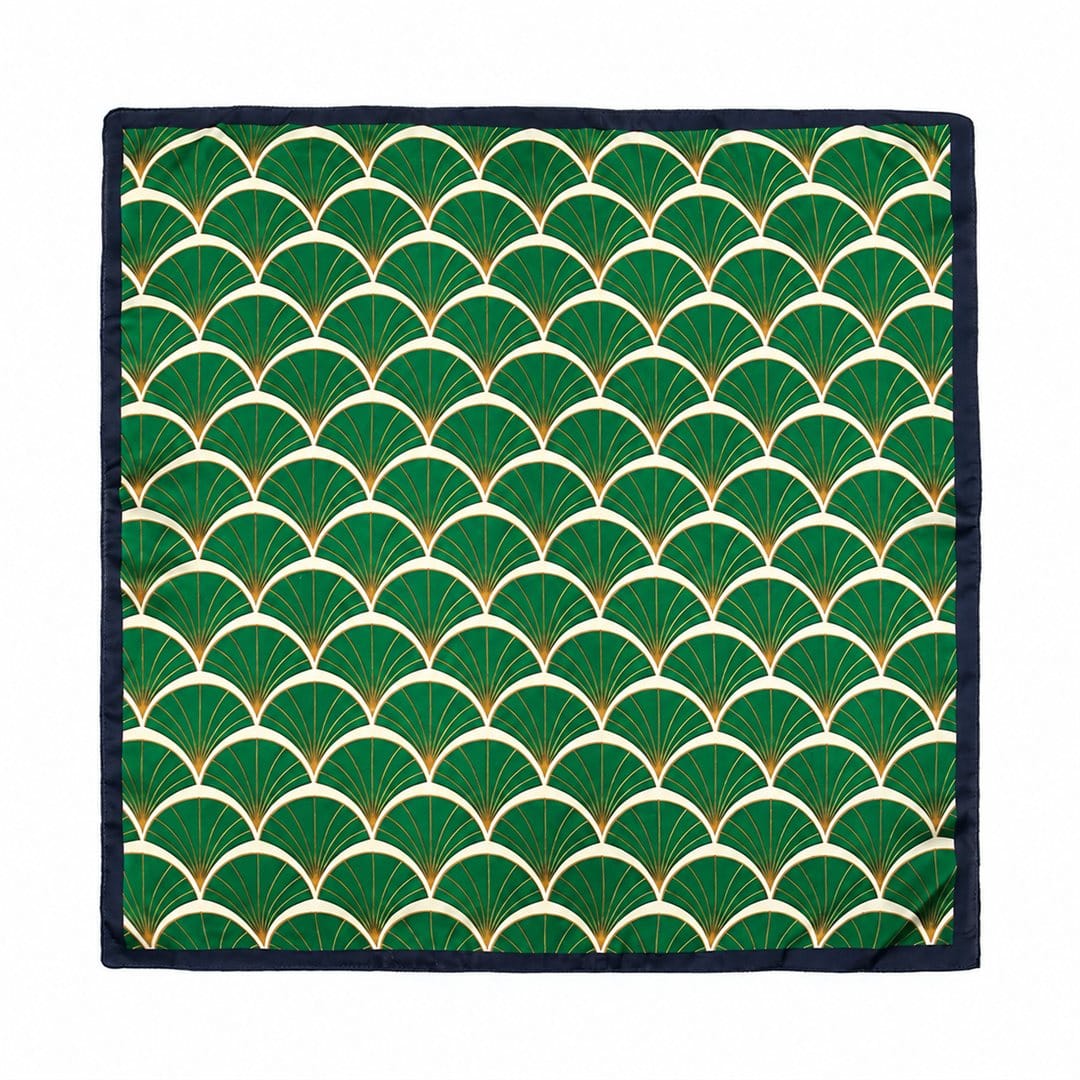Esmeralda Doré | Pañoleta Satinada Art Déco