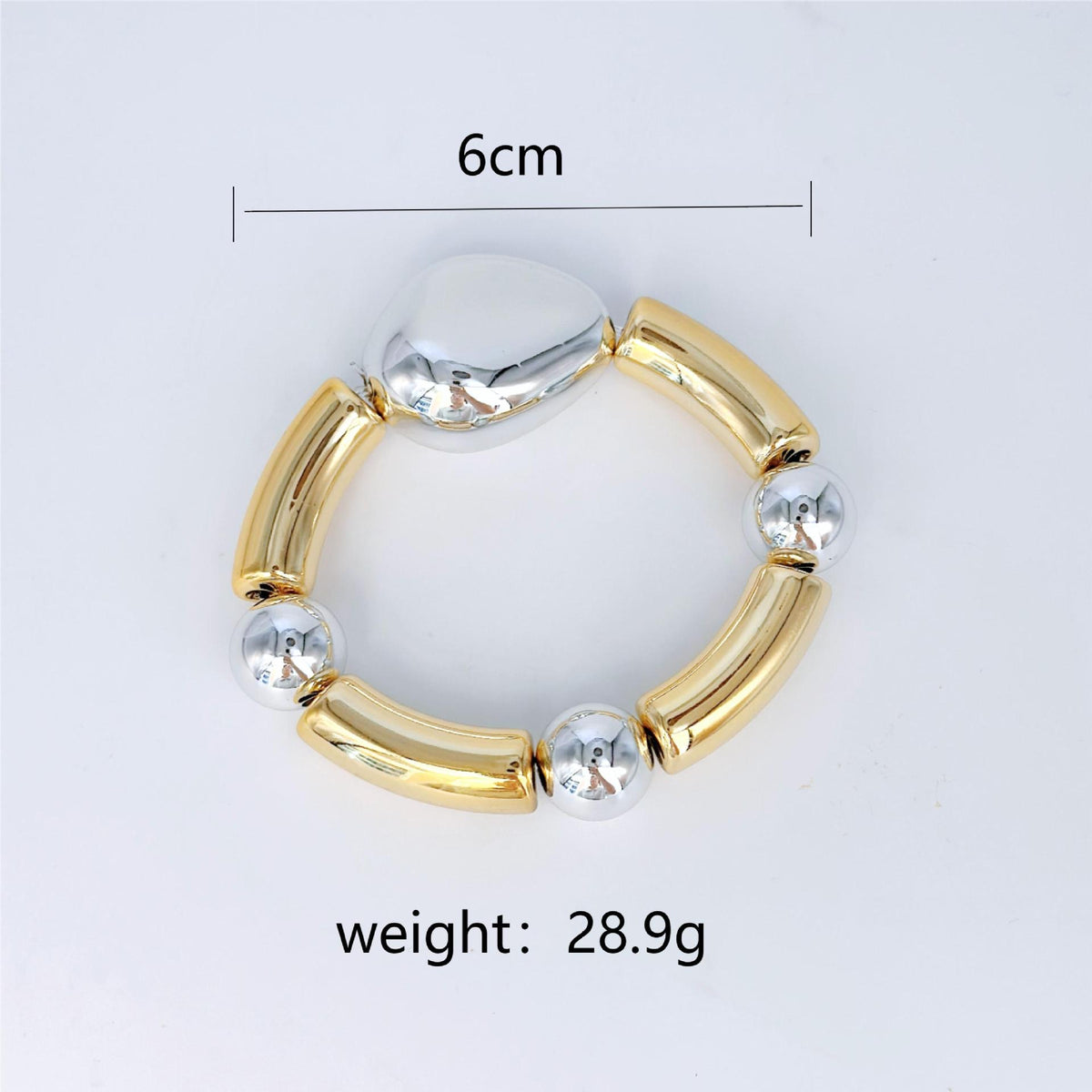 Pulsera Dúo Escultórica | Staks style