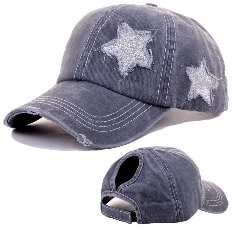 Starry Denim Cap