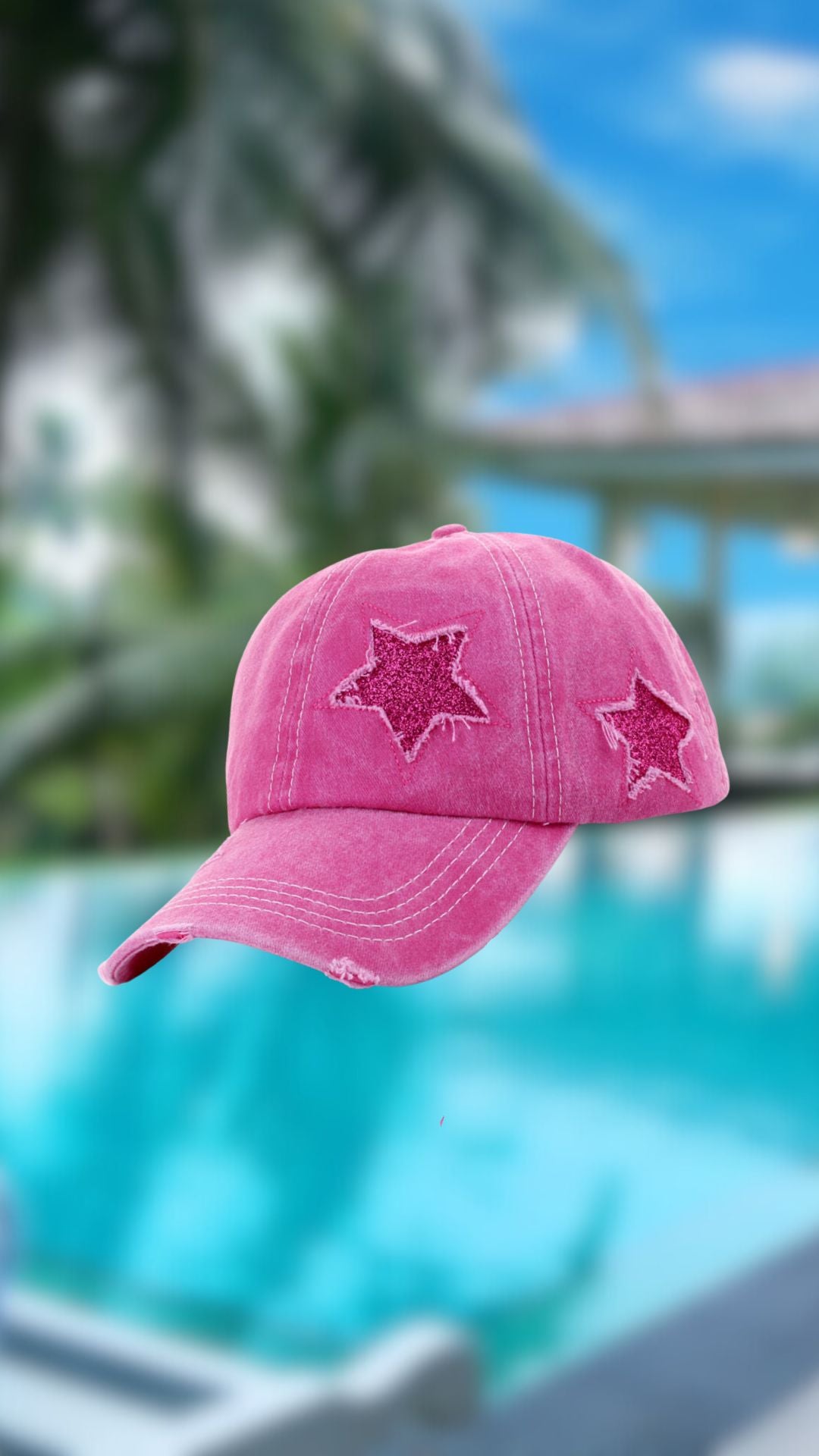 Starry Denim Cap