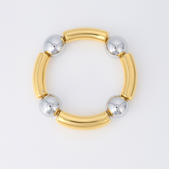 Pulsera Dúo Escultórica | Staks style
