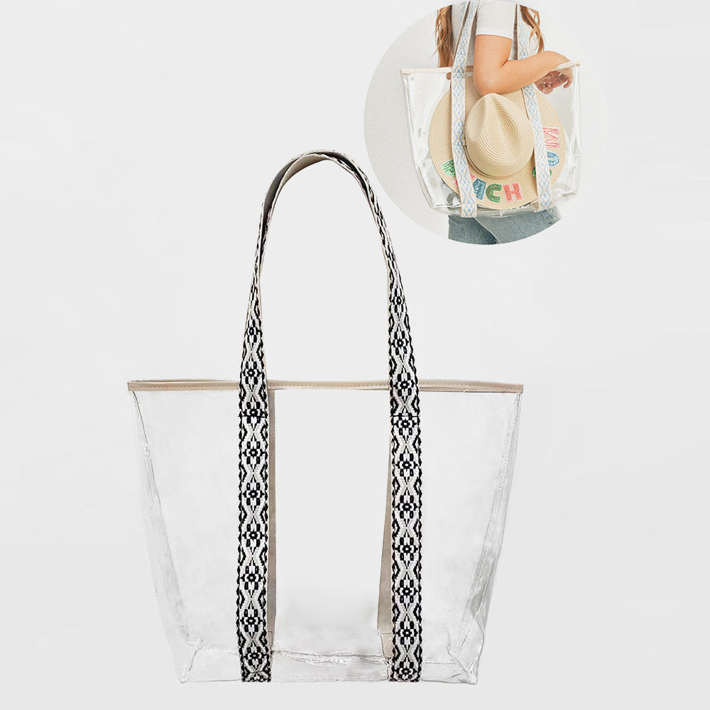 El Azteca /Hat Carrying Clear Tote Bag